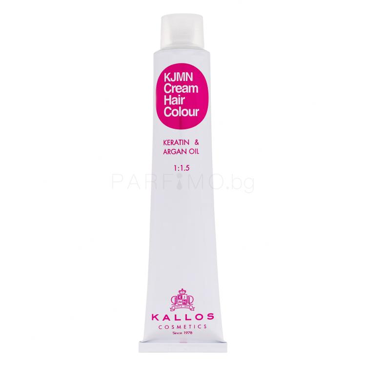 Kallos Cosmetics KJMN Cream Hair Colour Keratin &amp; Argan Oil Боя за коса за жени 100 ml Нюанс 8.31 Light Golden Ash Blond