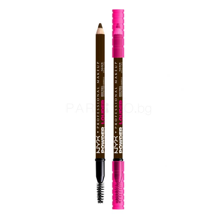 NYX Professional Makeup Powder Louder Brow Pencil Молив за вежди за жени 1,15 g Нюанс 06 Ash Brown