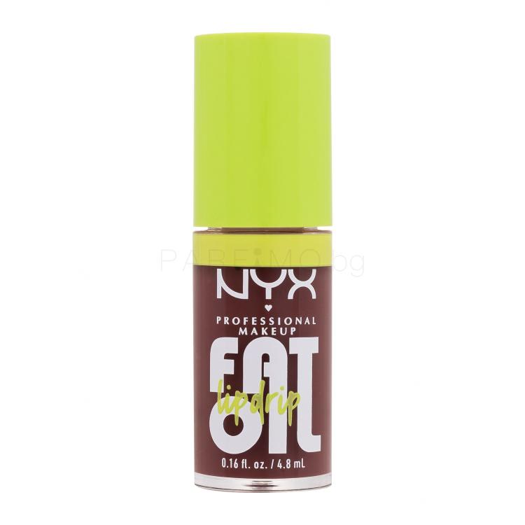 NYX Professional Makeup Fat Oil Lip Drip Масло за устни за жени 4,8 ml Нюанс 14 Inside Scoop