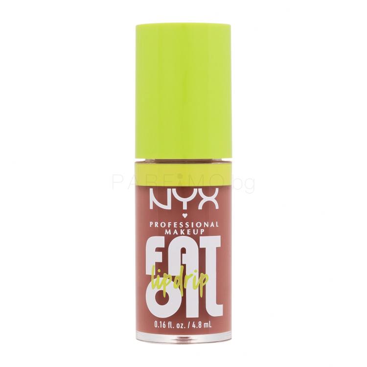 NYX Professional Makeup Fat Oil Lip Drip Масло за устни за жени 4,8 ml Нюанс 10 Splash Of Cream