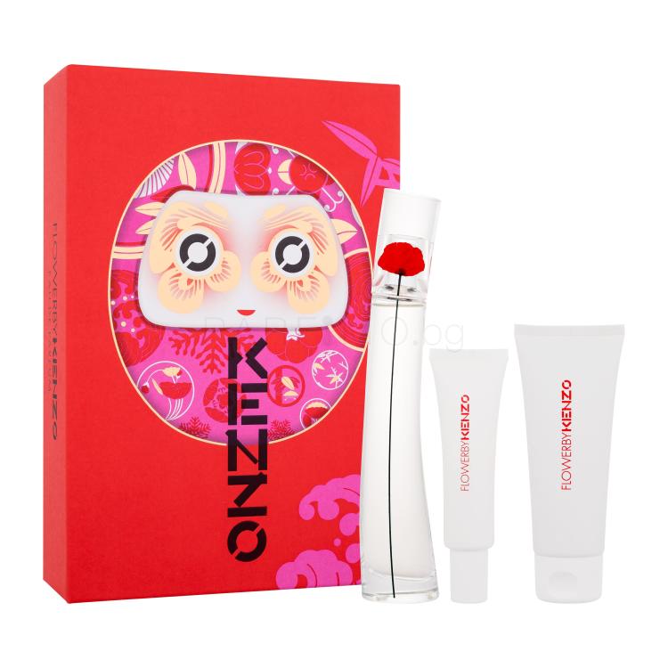 KENZO Flower By Kenzo Подаръчен комплект EDP 50 ml + лосион за тяло 75 ml + крем за ръце 20 ml