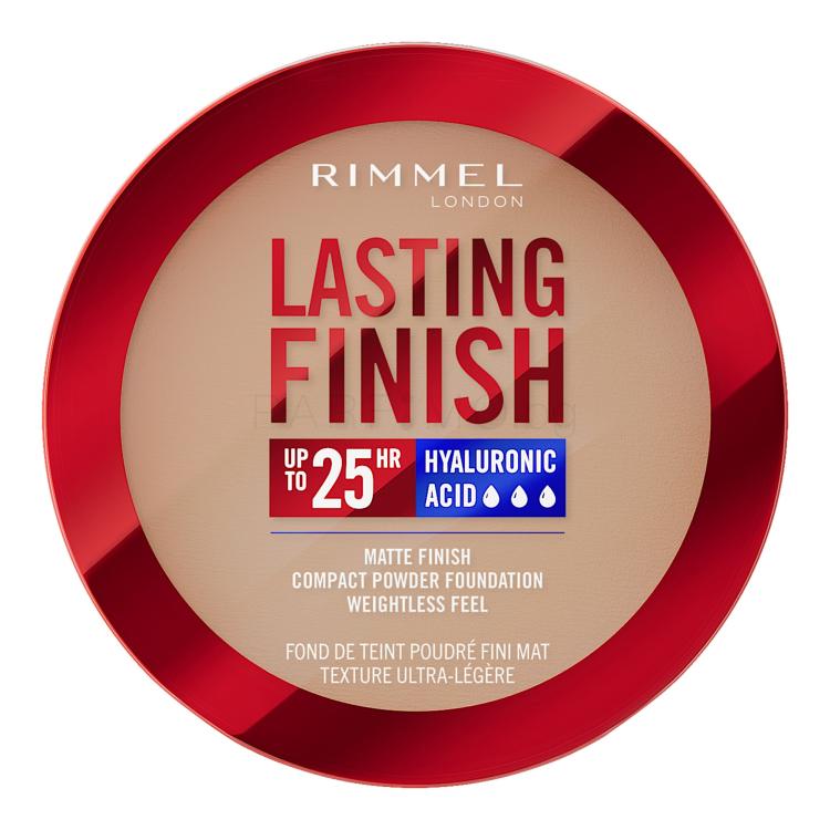 Rimmel London Lasting Finish 25H Compact Powder Foundation SPF20 Фон дьо тен за жени 7 g Нюанс 007 Golden Beige