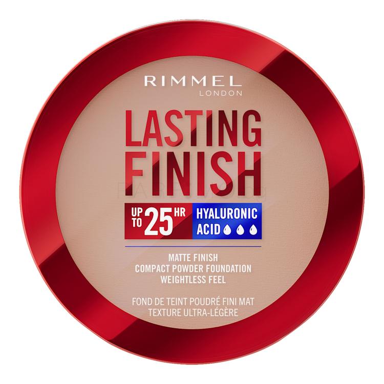 Rimmel London Lasting Finish 25H Compact Powder Foundation SPF20 Фон дьо тен за жени 7 g Нюанс 006 Rose Vanilla