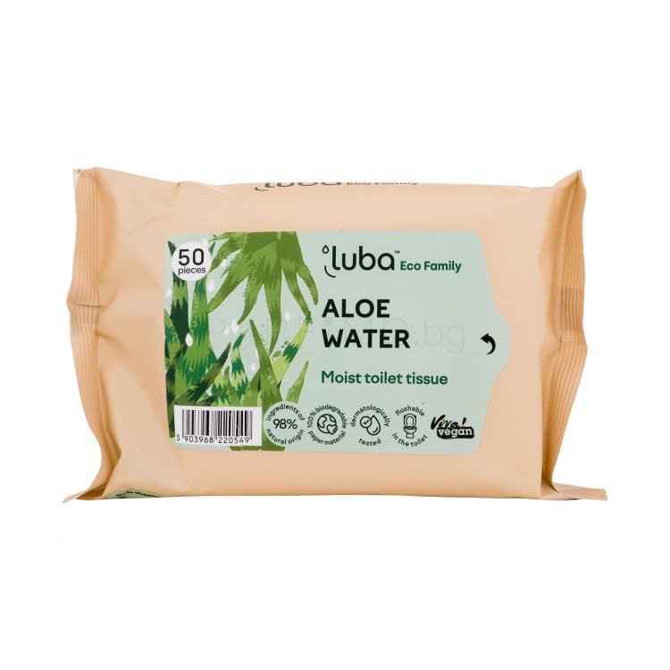 Luba Eco Family Aloe Water Навлажнена тоалетна хартия Комплект