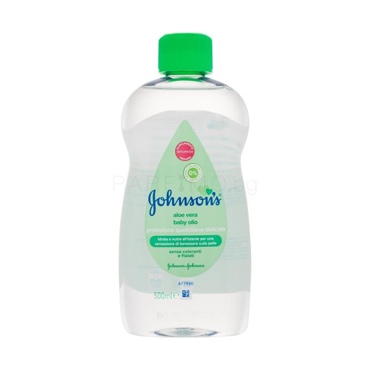 Johnson´s Baby Oil Aloe Vera Масло за тяло за деца 500 ml