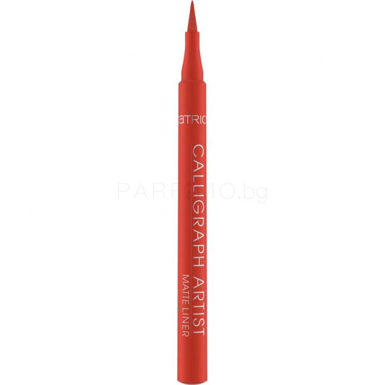 Catrice Calligraph Artist Matte Очна линия за жени 1,1 ml Нюанс 080 Bloody Mary