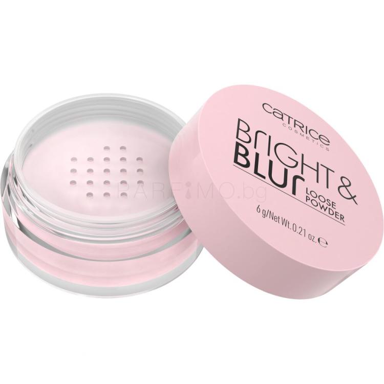 Catrice Bright &amp; Blur Loose Powder Пудра за жени 4,5 g Нюанс 010 Soft Pink