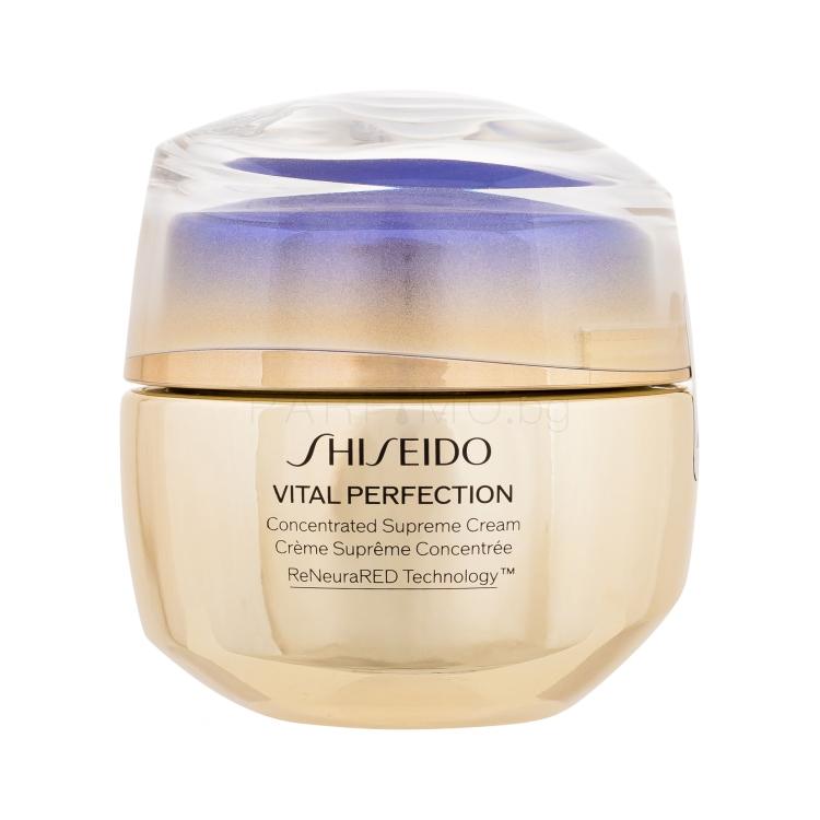 Shiseido Vital Perfection Concentrated Supreme Cream Дневен крем за лице за жени 50 ml увредена кутия