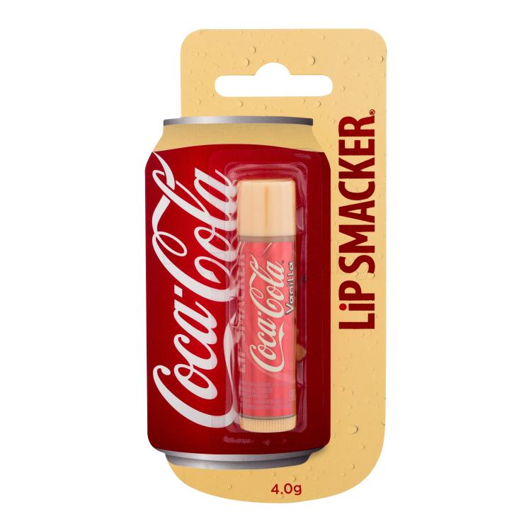 Lip Smacker Coca-Cola Vanilla Балсам за устни за деца 4 g увредена опаковка