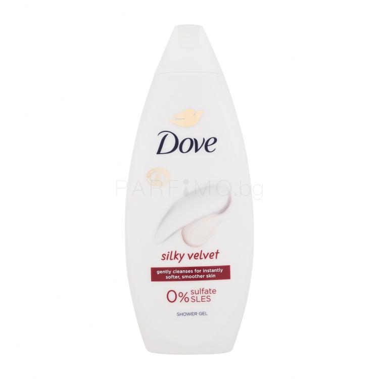 Dove Silky Velvet Shower Gel Душ гел за жени 250 ml