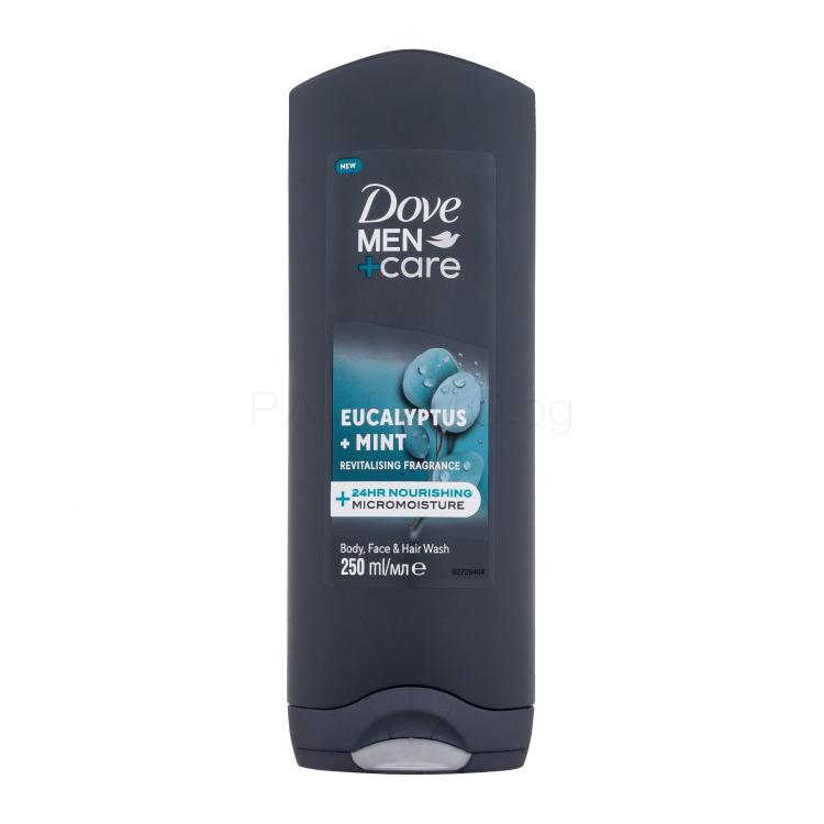 Dove Men + Care Eucalyptus + Mint Душ гел за мъже 250 ml