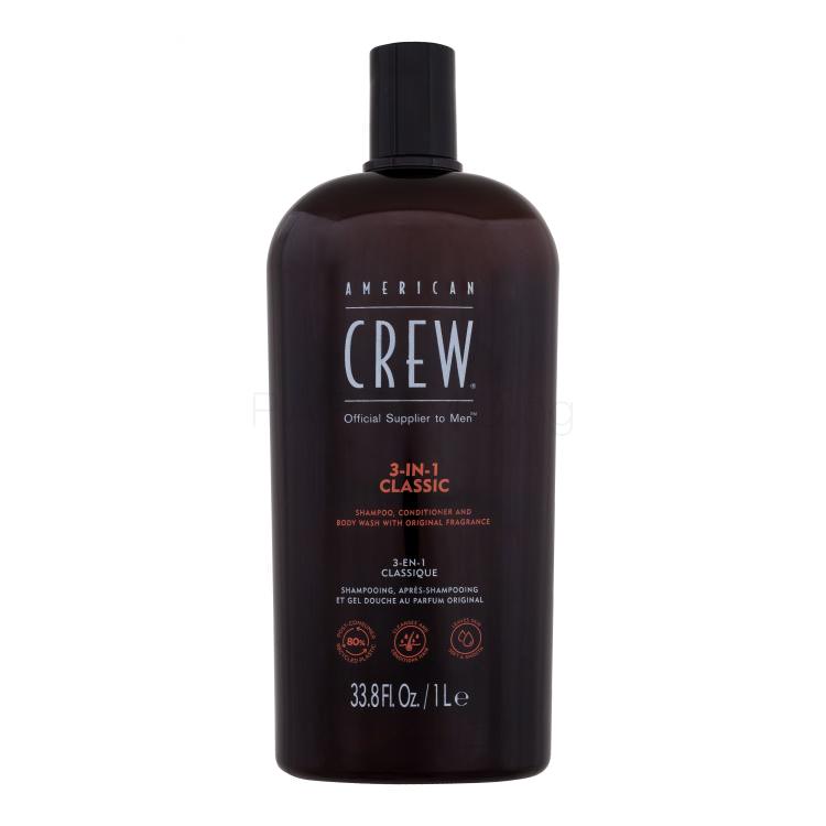 American Crew 3-IN-1 Шампоан за мъже 1000 ml