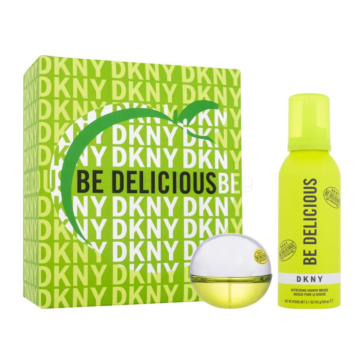 DKNY DKNY Be Delicious Подаръчен комплект EDP 30 ml + душ пяна 150 ml