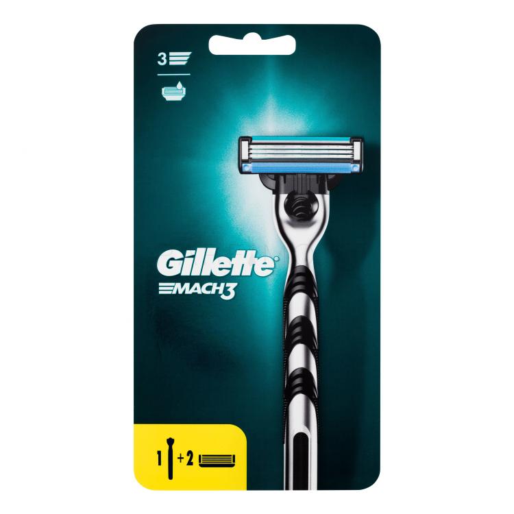 Gillette Mach3 Самобръсначка за мъже Комплект увредена кутия