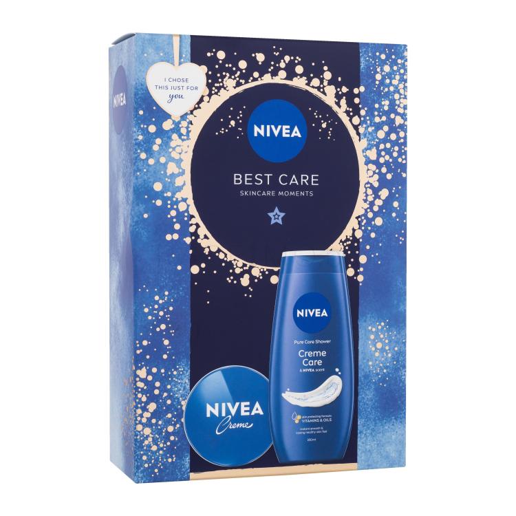 Nivea Best Care Подаръчен комплект универсален крем Creme 75 ml + душ гел Creme Care 250 ml