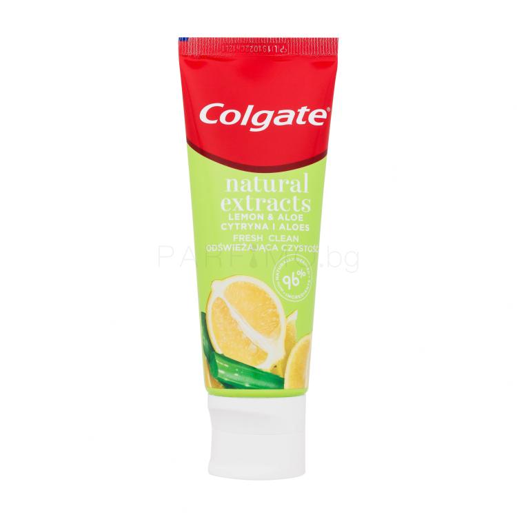 Colgate Natural Extracts Lemon &amp; Aloe Паста за зъби 75 ml увредена кутия