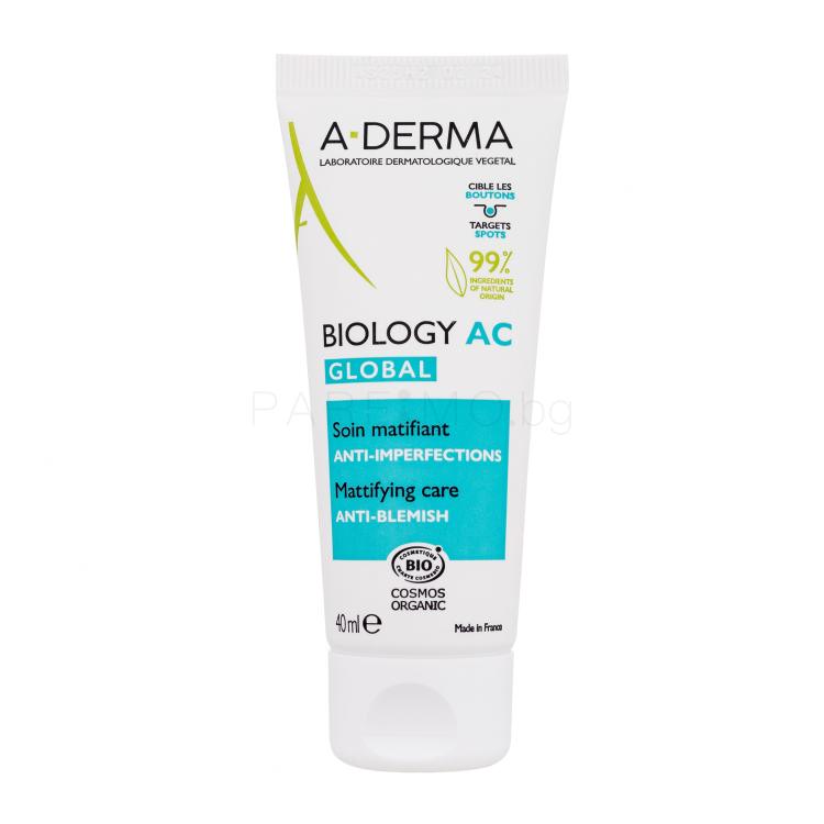 A-Derma Biology AC Global Mattifying Care Дневен крем за лице за жени 40 ml