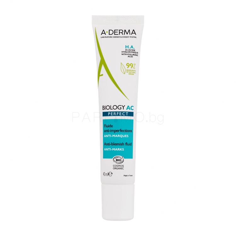 A-Derma Biology AC Perfect Anti-Blemish Fluid Дневен крем за лице за жени 40 ml