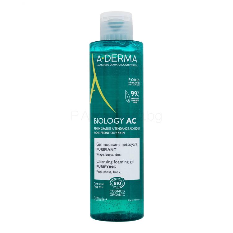 A-Derma Biology AC Cleansing Foaming Gel Почистващ гел за жени 200 ml