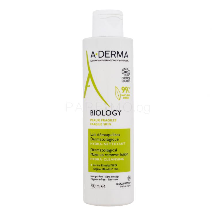 A-Derma Biology Dermatological Make-Up Remover Lotion Почистване на грим за жени 200 ml