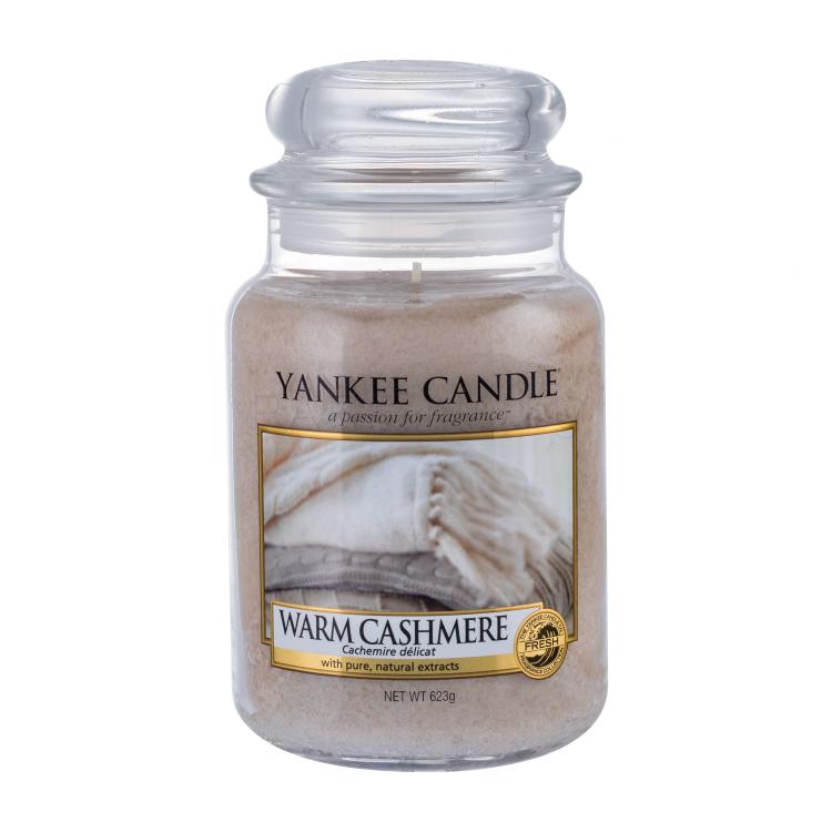 Yankee Candle Warm Cashmere Ароматна свещ 623 g промяна на цвета