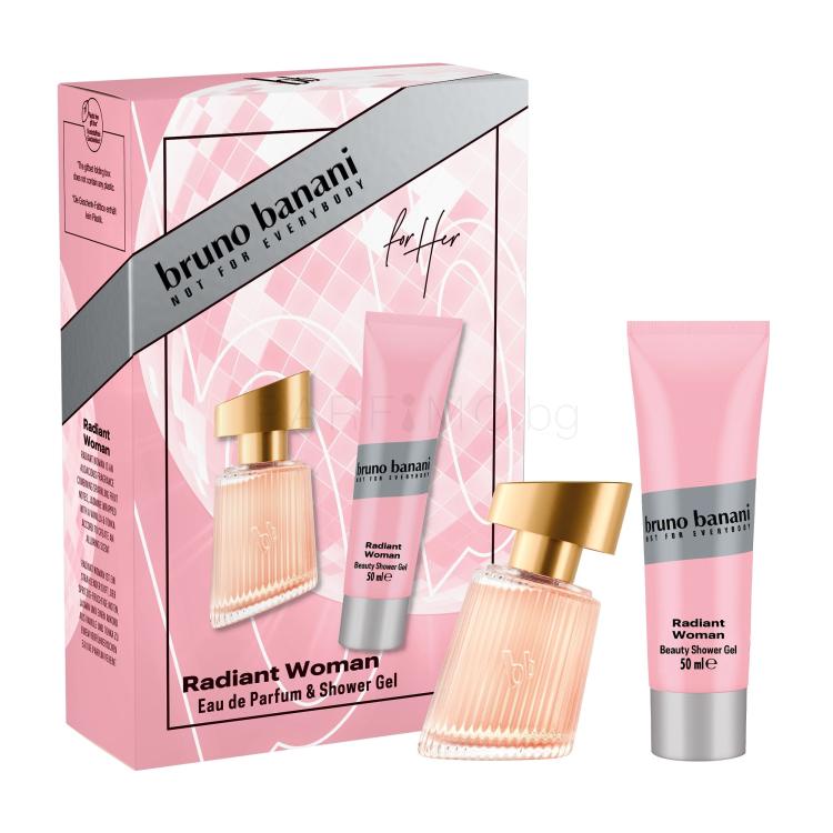 Bruno Banani Radiant Woman Подаръчен комплект EDP 30 ml + душ гел 50 ml