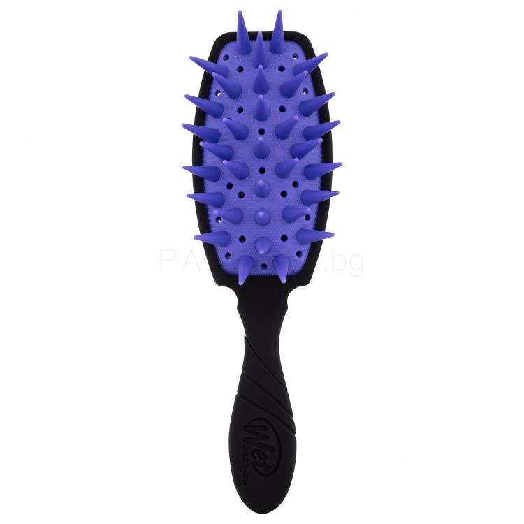 Wet Brush Pro Treatment Brush Четка за коса за жени 1 бр Нюанс Black увредена кутия