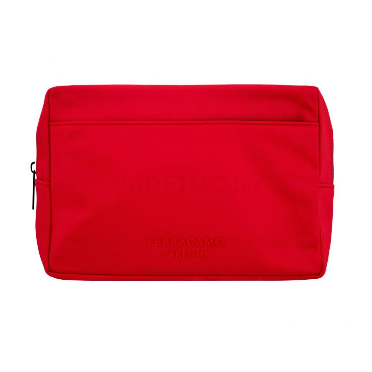 Ferragamo Red Cosmetic Bag Козметична чантичка за мъже 1 бр