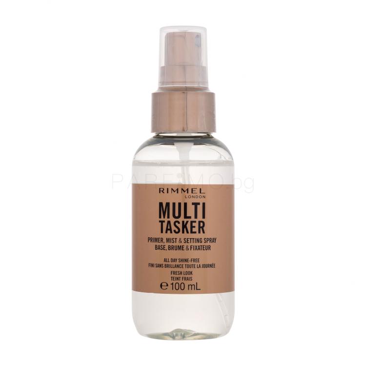 Rimmel London Multi Tasker Primer, Mist &amp; Setting Spray Основа за грим за жени 100 ml