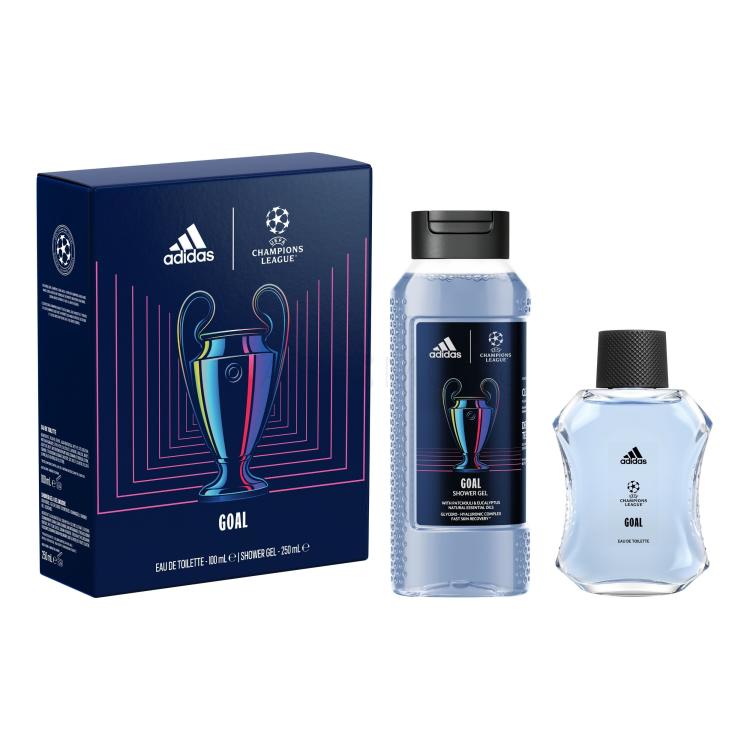 Adidas UEFA Champions League Goal Подаръчен комплект EDT 100 ml + душ гел 250 ml