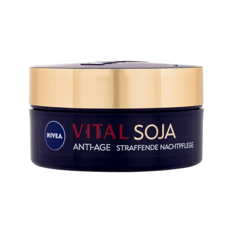 Nivea Vital Soja Anti-Age Night Cream Нощен крем за лице за жени 50 ml