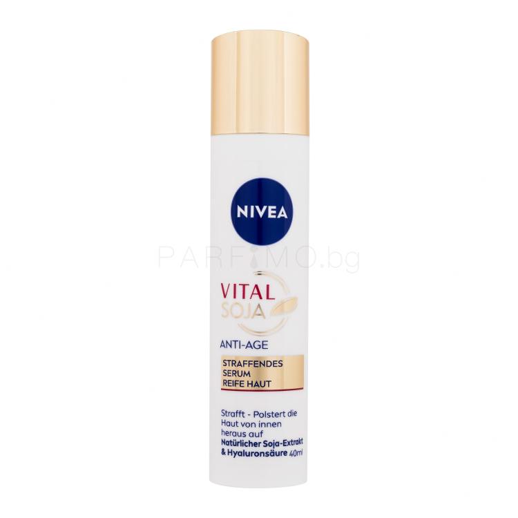 Nivea Vital Soja Anti-Age Serum Серум за лице за жени 40 ml