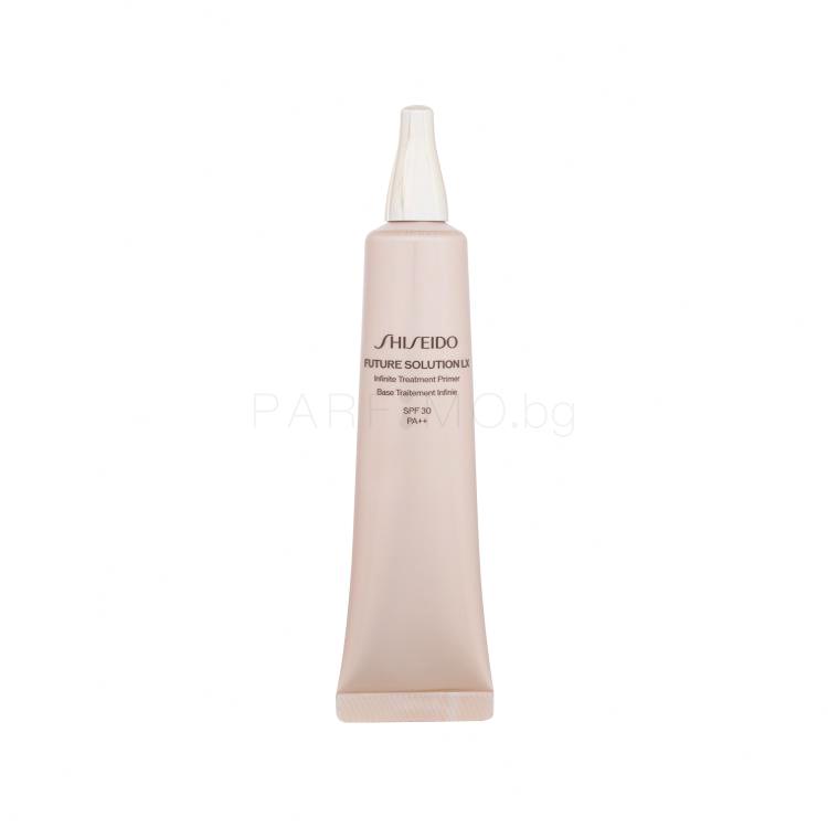 Shiseido Future Solution LX Infinite Treatment Primer Основа за грим за жени 40 ml увредена кутия