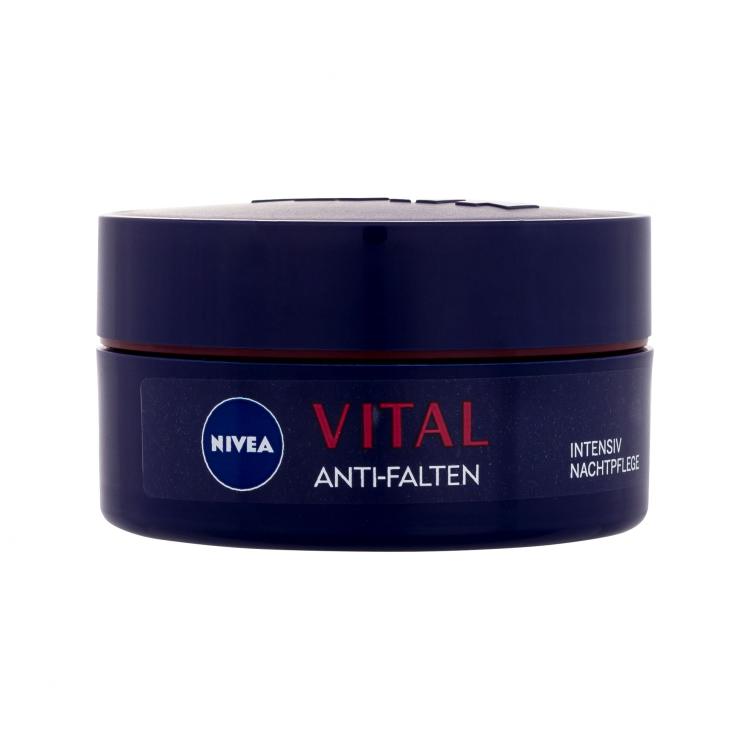 Nivea Vital Anti-Wrinkle Intensive Night Care Нощен крем за лице за жени 50 ml