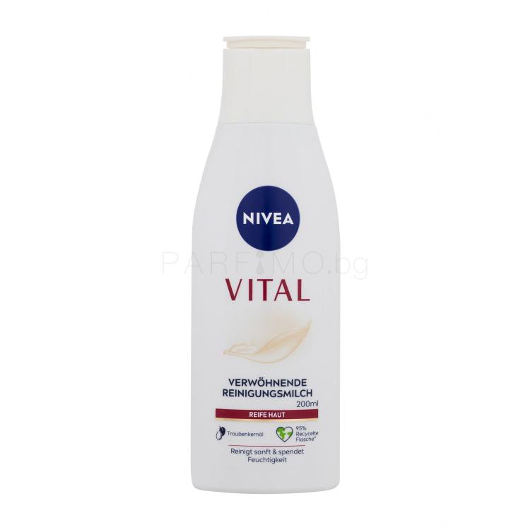 Nivea Vital Pampering Cleansing Milk Тоалетно мляко за жени 200 ml