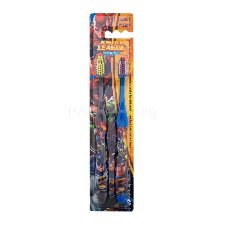 DC Comics Justice League Soft Toothbrush Четка за зъби за деца Комплект