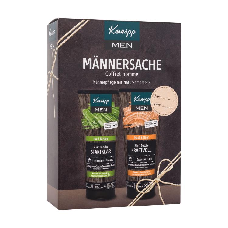 Kneipp Men Shower Duo Подаръчен комплект Душ гел 2в1 Startklar 200 ml + душ гел 2в1 Kraftvoll 200 ml