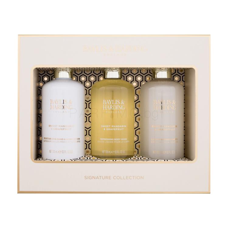 Baylis &amp; Harding Sweet Mandarin &amp; Grapefruit Signature Collection Подаръчен комплект Душ гел 300 ml + лосион за тяло 300 ml + душ крем 300 ml