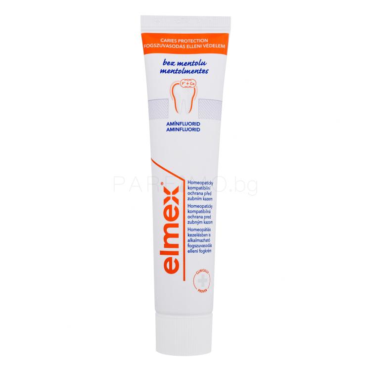 Elmex Caries Protection Menthol Free Паста за зъби 75 ml увредена кутия