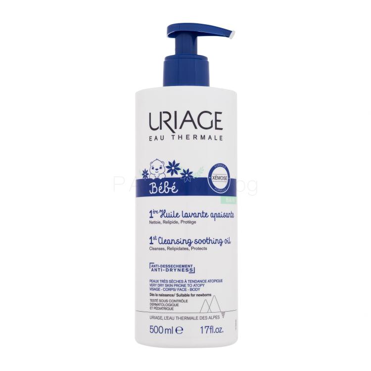 Uriage Bébé 1st Cleansing Soothing Oil Душ олио за деца 500 ml