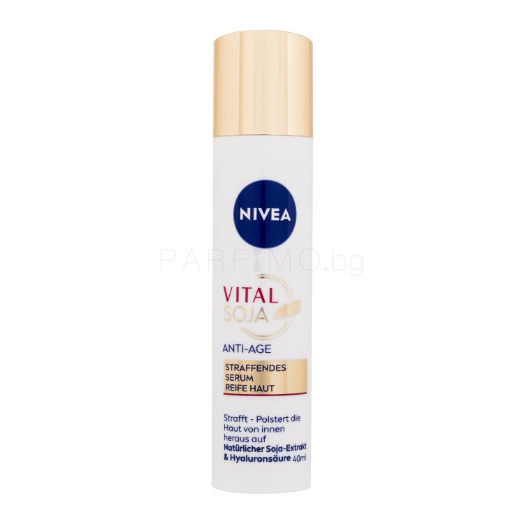 Nivea Vital Soja Anti-Age Serum Серум за лице за жени 40 ml увредена кутия