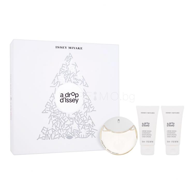 Issey Miyake A Drop d&#039;Issey Подаръчен комплект EDP 50 ml + крем за ръце 2 x 50 ml