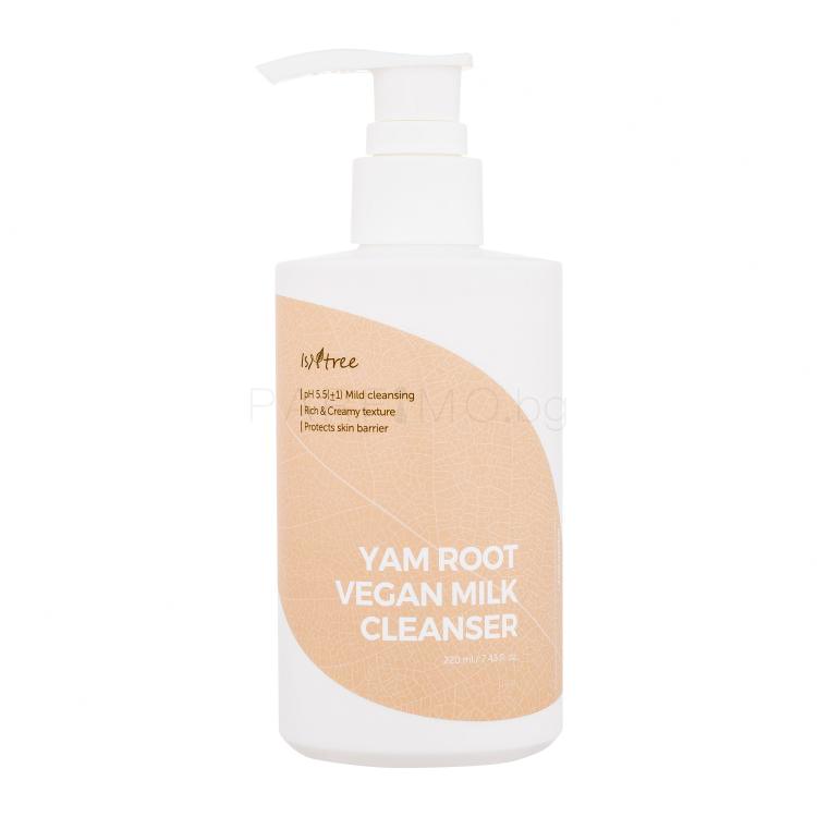 Isntree Yam Root Vegan Milk Cleanser Тоалетно мляко за жени 220 ml увредена кутия