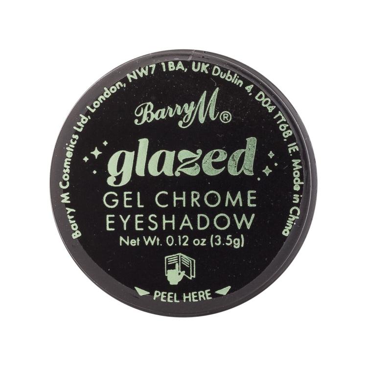 Barry M Glazed Gel Chrome Eyeshadow Сенки за очи за жени 3,5 g Нюанс So Charming