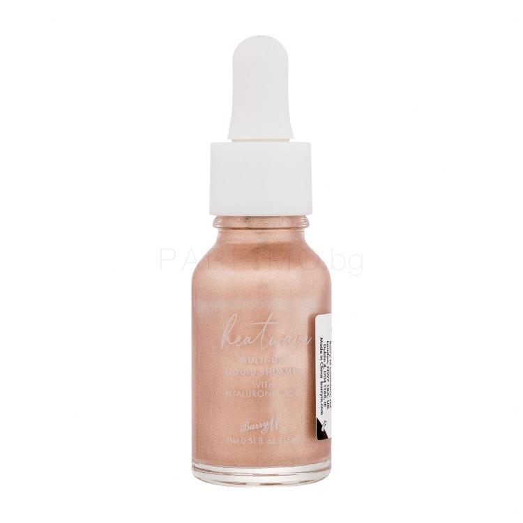 Barry M Heatwave Multi-Use Liquid Shimmer Хайлайтър за жени 15 ml Нюанс Intense