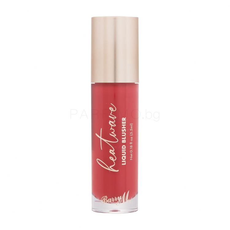 Barry M Heatwave Liquid Blusher Руж за жени 5,5 ml Нюанс Retreat