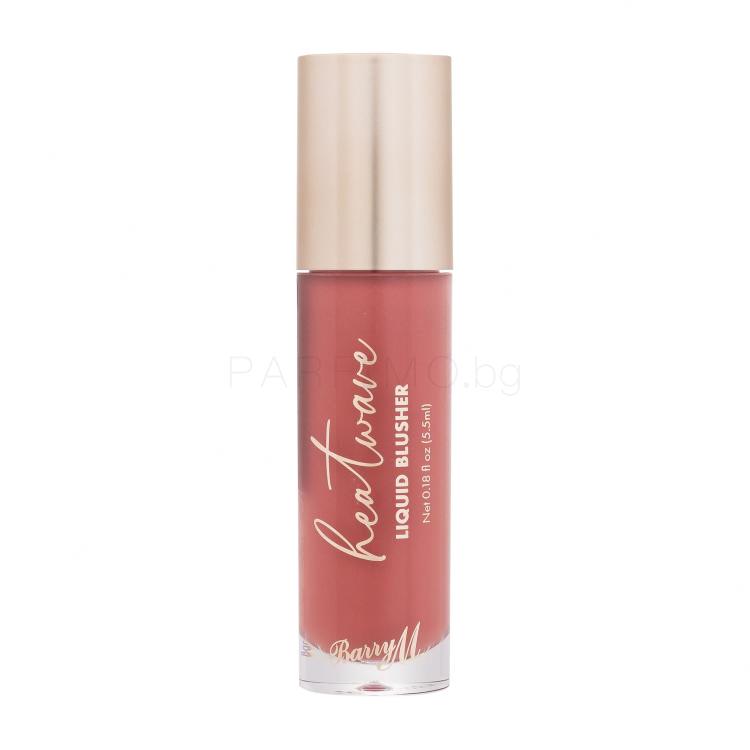 Barry M Heatwave Liquid Blusher Руж за жени 5,5 ml Нюанс Dreamy