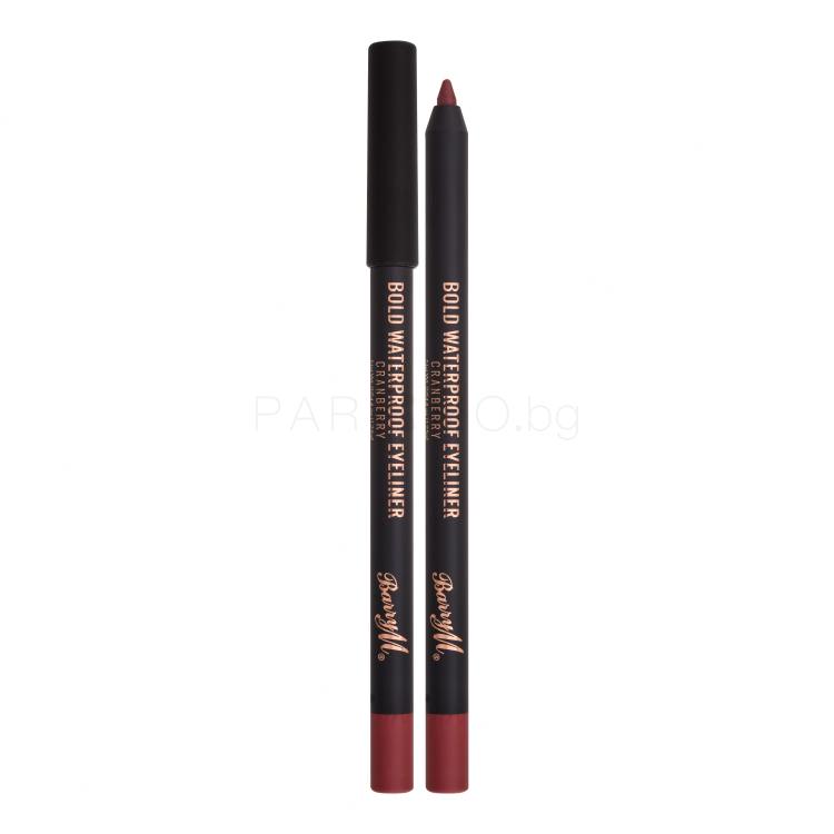 Barry M Bold Waterproof Eyeliner Молив за очи за жени 1,2 g Нюанс Cranberry