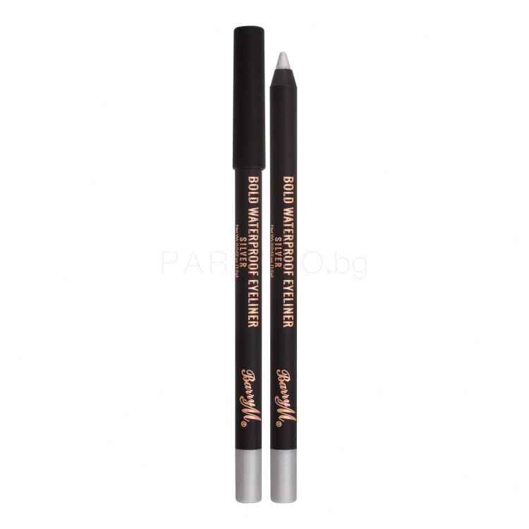 Barry M Bold Waterproof Eyeliner Молив за очи за жени 1,2 g Нюанс Silver