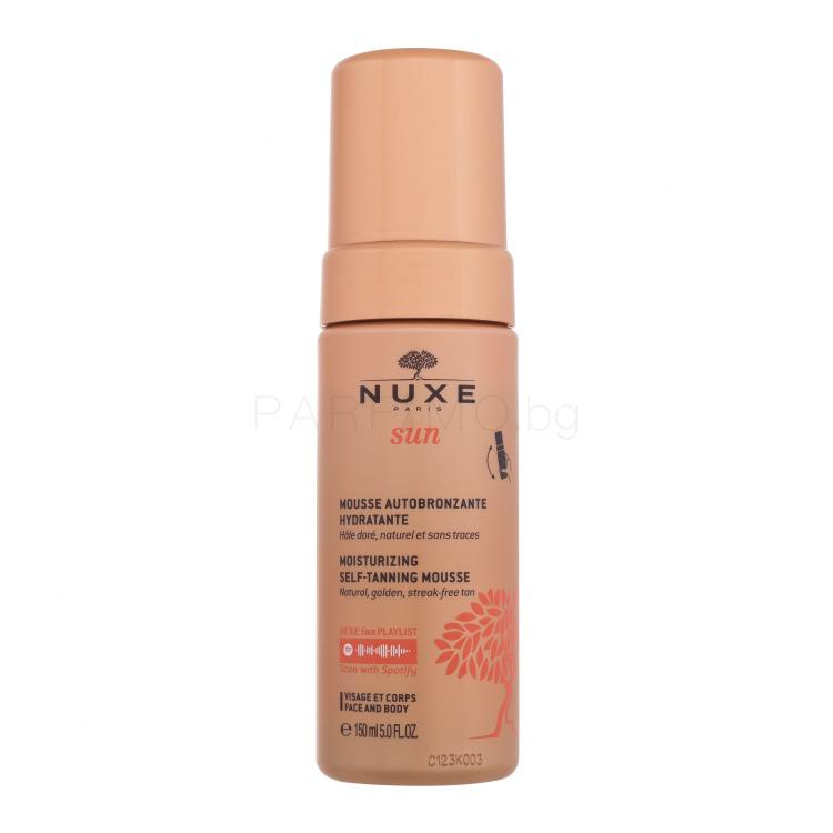 NUXE Sun Moisturizing Self-Tanning Mousse Автобронзант 150 ml